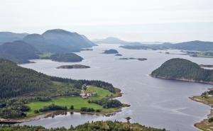 Åfjord - our farm at left
