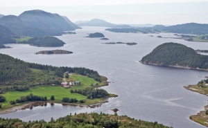 Åfjord - our farm at left